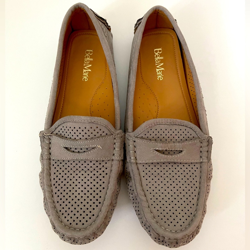 Bella Marie Women's Gray Loafers - Size 9